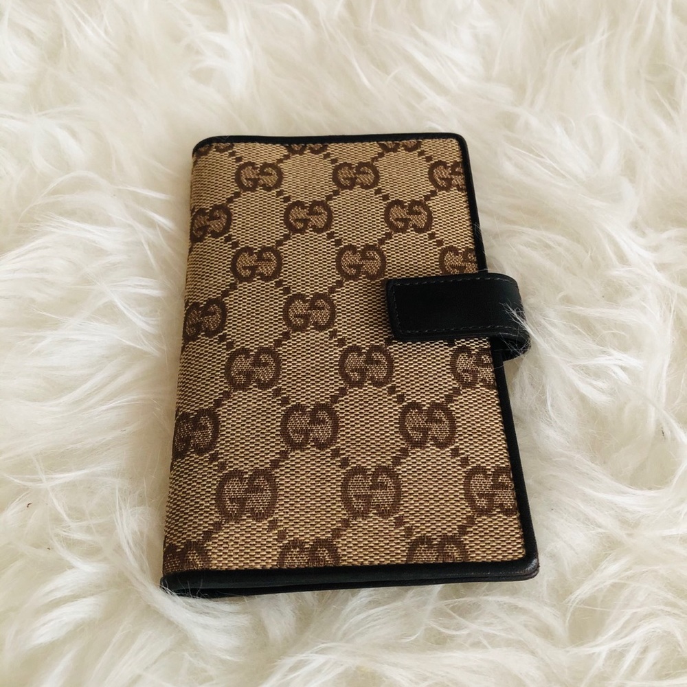Gucci GG Monogram Notebook Cover/ Pocket Organizer
